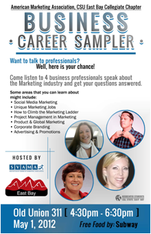 Business career sampler flyer